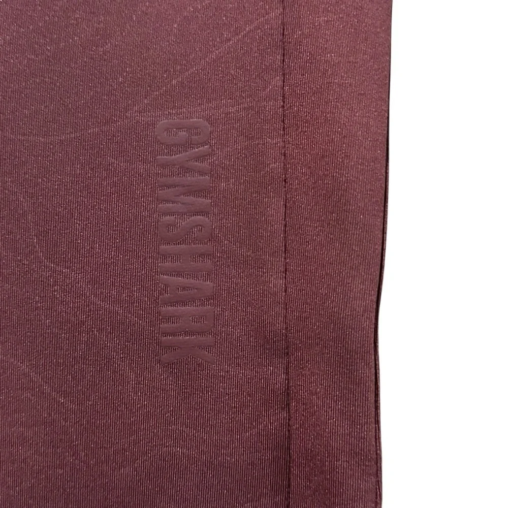 Gymshark Lustre Leggings In Winter Berry Red Women’s Size Small Activewear Gym - Picture 3 of 7